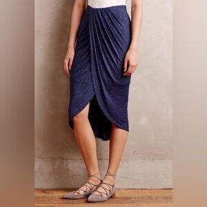 ANTHROPOLOGIE Dolan Left Coast Maleo Draped Skirt